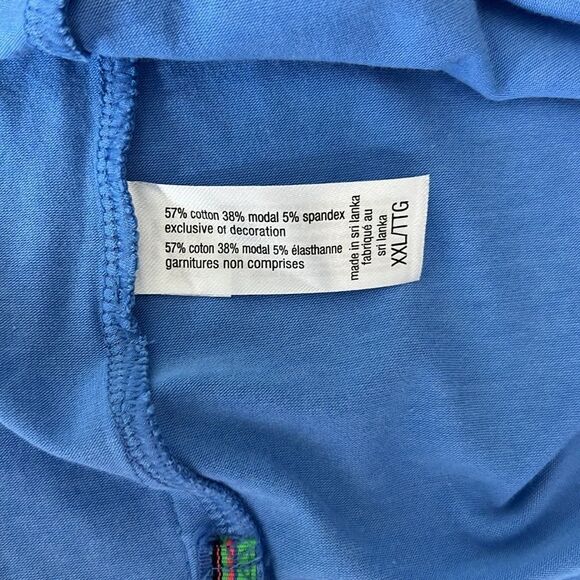 Tommy Bahama Blue Short Sleeve Tee Size XXL - Picture 7 of 8